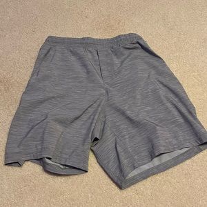 Lululemon Pace Breaker Heather Allover Sea Salt 7” running short linerless SMALL